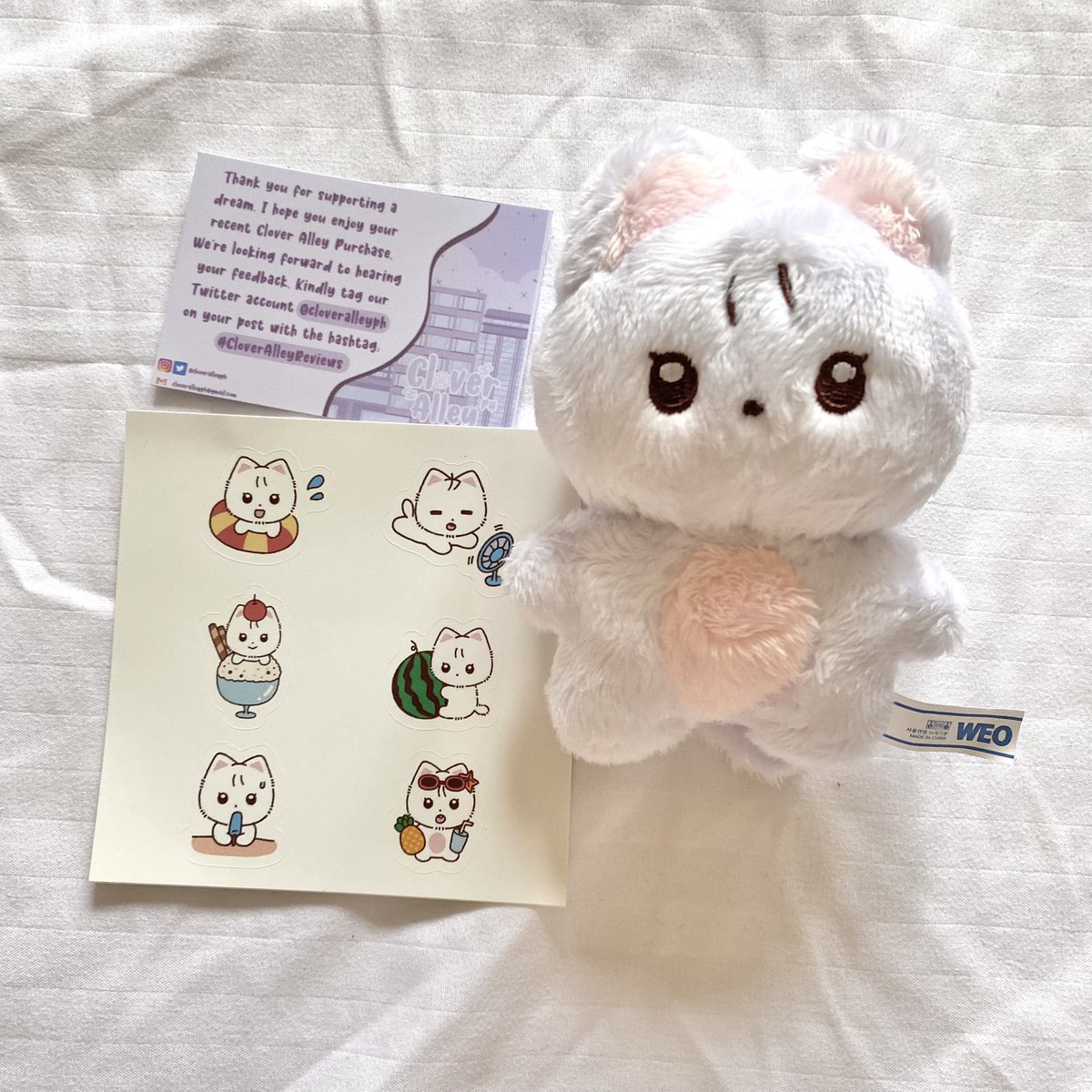 jnluvicart's tweet photo. ꒰ #luvimailz ◡̈ ꒱ 

chanicat finally meets chani and pengzzani 🫶🏼 thank you @CloverAlleyPH for bringing this fluffy baby home safely! always a smooth transaction 💗 may susunod pa next time!

— #CloverAlleyReviews https://t.co/9FKNwxKJGk