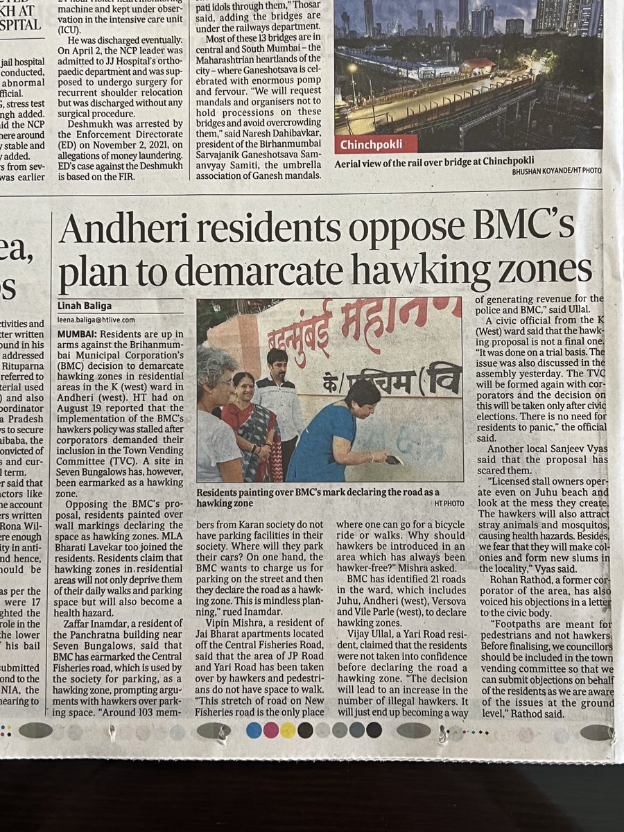 sanjeevvyas's tweet image. ⁦@HTMumbai⁩, ⁦@mybmc⁩ couldn’t stop open defection on #VersovaBeach, can’t manage/control existing hawking areas, didn’t removed single encroachment so far &amp;amp; this greedy #KWest officer wants new #Hawking zone?! ⁦@LavekarBharati⁩ ⁦@Dev_Fadnavis⁩ ⁦