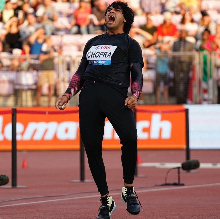 sachin_rt's tweet photo. Disappointment makes you stronger and it propels you to aim higher &amp; become better than before.

Your win at the #DiamondLeague in Lausanne just goes to show that perseverance &amp; hard work always pays off.

You are a ⭐️ @Neeraj_chopra1! Keep shining always. https://t.co/TLUYoe6CFp