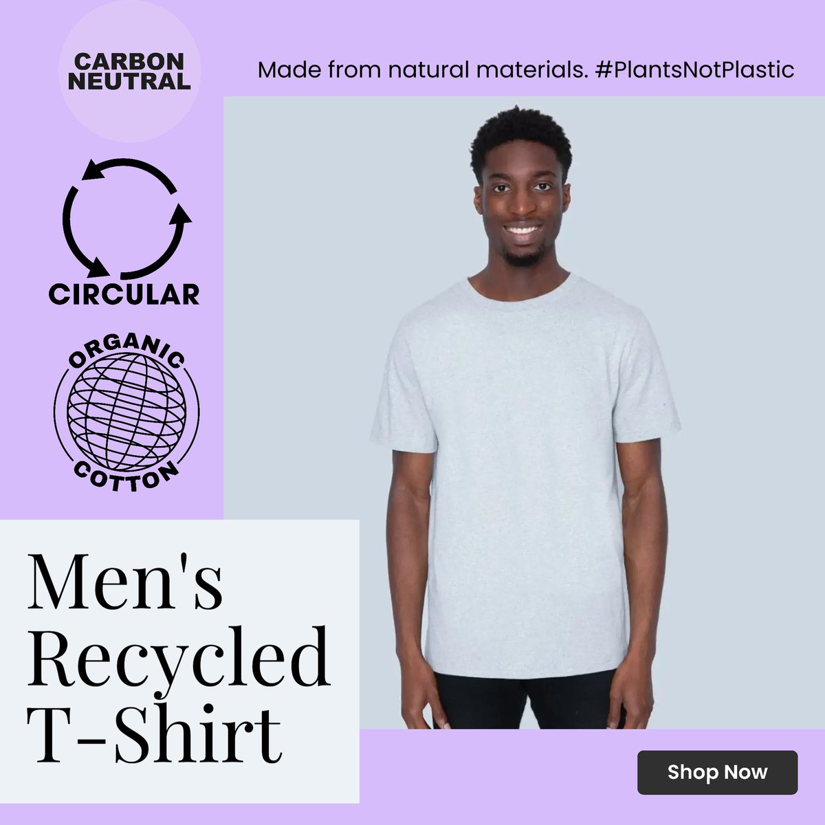 Wiweck's tweet image. RT @NaturalBanyanT: Every product we make is designed to be sent back to us when it is worn out, and we make new products. This circular t-shirt is made with that organic material - it's not plastic.

Check it out bit.ly/NBTRemTeeM

#circularfashi…