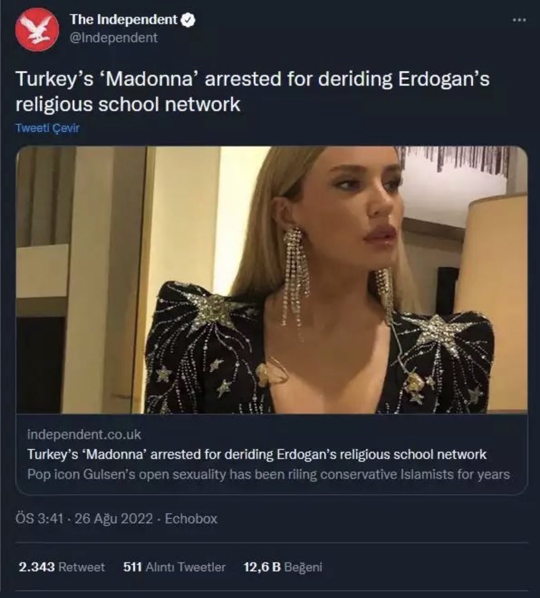 Bir zamanlar İran’dan gelirdi böyle haberler. Şaşardık.