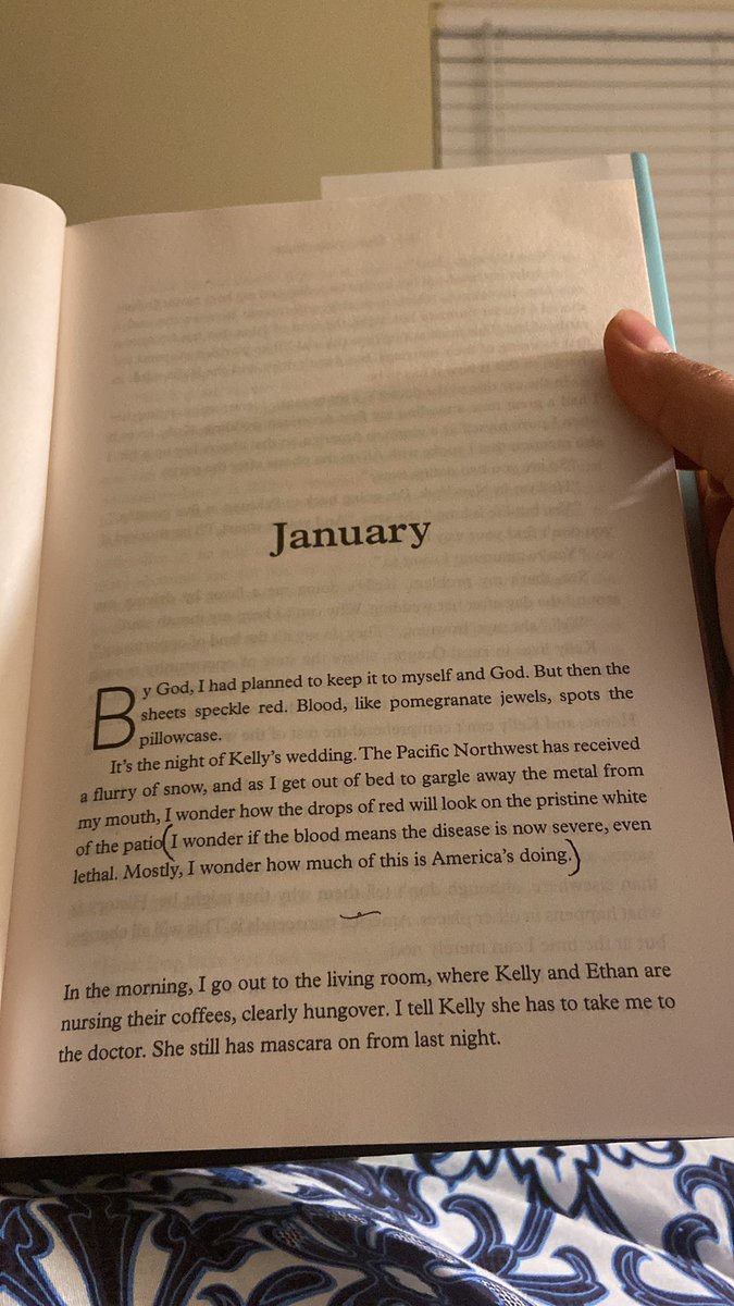 From the first page @durewrites takes the words out of my mouth when I think back to when I got cancer: “I wonder how much of this is America’s doing.” #AmericanFever