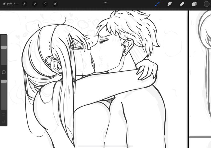 最近キスハメを描いてる気がする🤔 