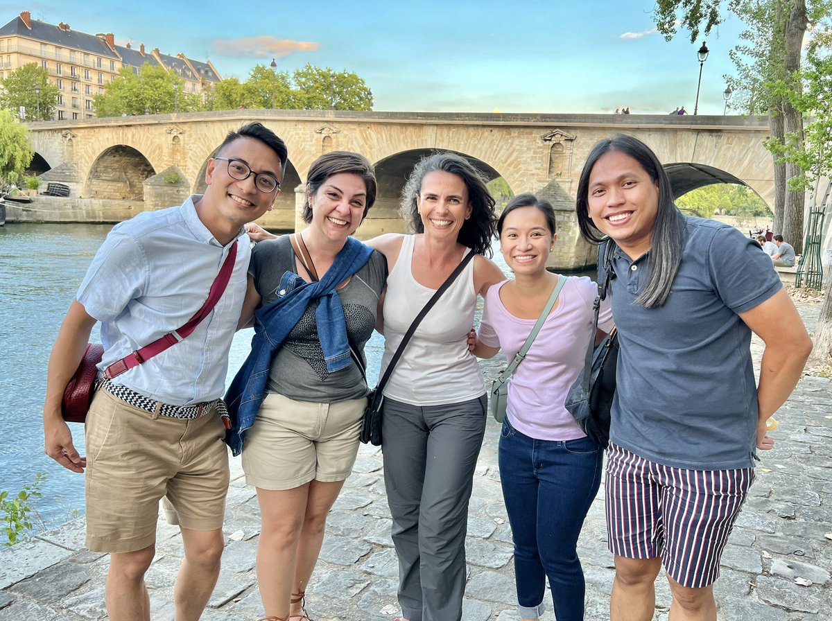 Spent the evening witnessing Social Occupational Therapy in its actuality with none other than (our WFOT Keynote Speaker) — Ana Malfitano and Patricia Borba. By the Siene River, Paris. ;) #wfot2022 #letthelearningbegin