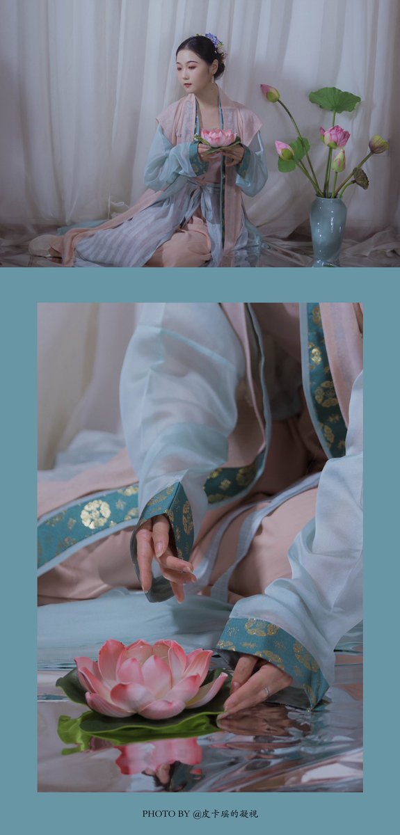 balabengta's tweet photo. #中華風 #漢服チャレンジ
#汉服挑战 #한푸_도전 #China #汉服 #漢服 #한푸 #中国女孩 
#Chinese_style #中国风 #中国  #Chinese #ChineseCulture #ChinaStory #hanfu_challenge #hanfu #hanfugirl  #chinesefashion 
南宋-四合云纹对襟衫配褙心配仅合围百迭裙配宋裤
图源：皮卡瑶的凝视 https://t.co/gxnUhFGgdN