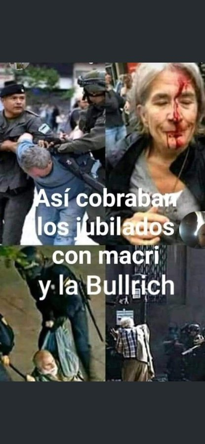JubellsDAlessio's tweet photo. ¡¡¡ MEMORIA !!!
#TodosConCristina
#macriperverso
#macrieshambre https://t.co/xb32qBZKeb