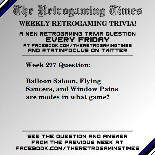TRTinfoclub's tweet photo. Weekly #Retrogaming #Trivia! Week 277 - https://t.co/fD2BvEjkEz - Submit a trivia question: trt@classicplastic.net - Read the latest issue: https://t.co/jdezGiTAqO #TheRetrogamingTimes #WeeklyRetrogamingTrivia https://t.co/j8wScT8lQf