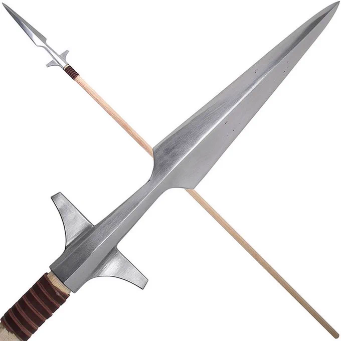 25. Boar spears are really cool since humans had to made an entirely new type of spear because wild boar kept goring people by working there way down the shafts of regular spears after being impaled. Sad, but wicked. 