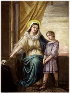 Santa Mónica, ayuda a todas las madres a conducir sus hijos a Dios.