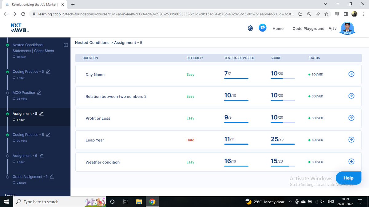 Adepuajay7386's tweet photo. #day71 successfully completed #nestedconditions > #assignment-5 in #python #pythonlearning #nxtwave #ibhubs #rahulattuluri #sashankgujjula #girishakash #mylearningprogress #myccbphour #pythonjobs https://t.co/ViabbZCkFN