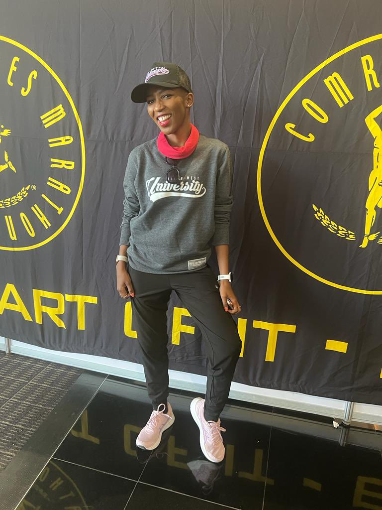 Ole_Tee's tweet photo. Tomorrow morning I’ll be running my first @ComradesRace the ultimate human race. @theNWU thank you for the support #Olerunscomrades22 https://t.co/dEpWH1AMxs