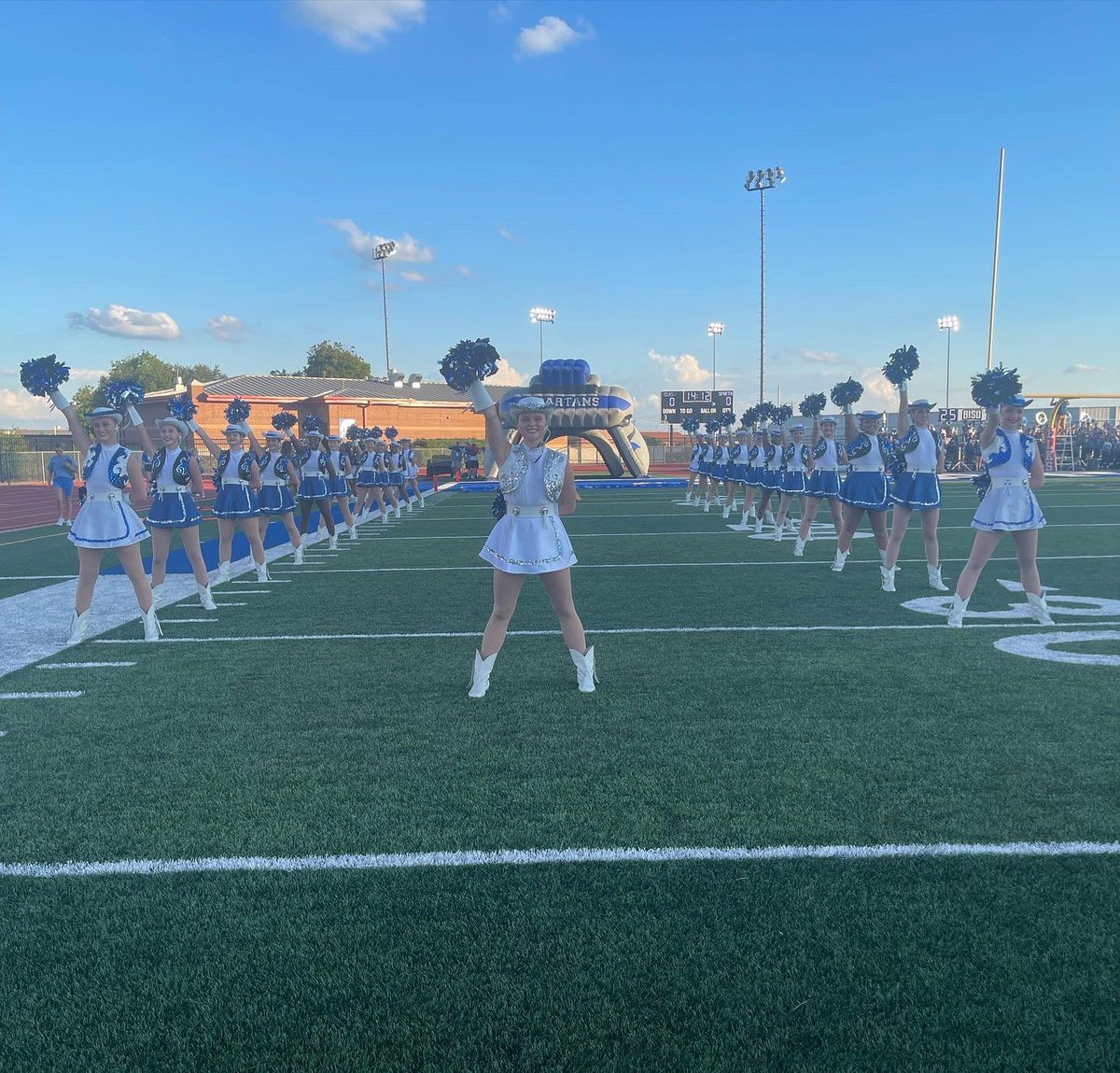 chssparklers's tweet photo. A Spartan win brings the boot home tonight! Congrats to Sparkler of the Week Samantha! What an amazing day full of performances, smiles, yelling and memories to last a lifetime๐๐ #spartanwin #battleoftheboot https://t.co/fdMJVnnTPw