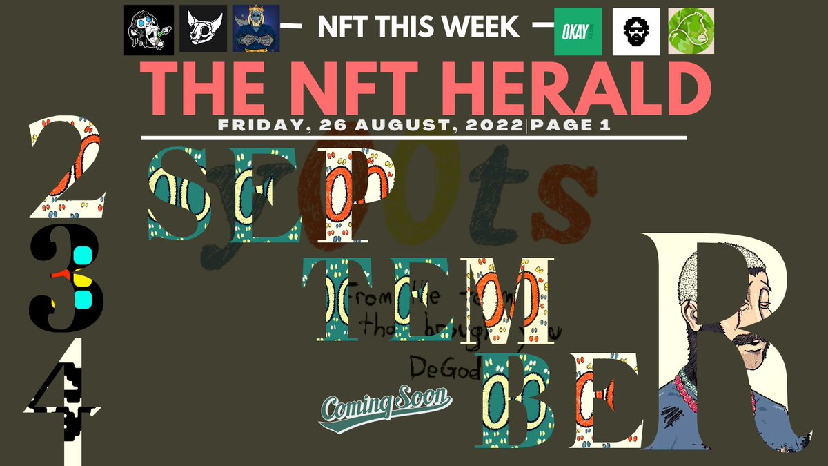 Nftian011's tweet photo. @frankdegods @y00tlist Publishing "THE NFT HERALD" NEWSPAPER report thrice a week as a new creation is web3 space...along with it also trying to build relationships by being a MOD and help community in every possible way,since 
our goal is same "TO BUILD METAVERSE" and contribute towards all round dvpt https://t.co/4RJNV5b3He