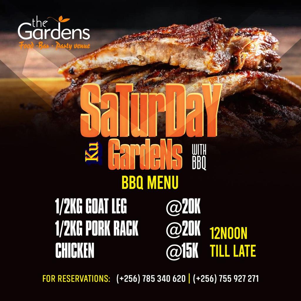 kamaroma22's tweet photo. Well, @GardensNajjera has more BBQ offers this Saturday at 20k and 15k. Pass by for enjoyments
#MeatWithJack
#JDxSaturdayKuGardens https://t.co/sdS4XId0au