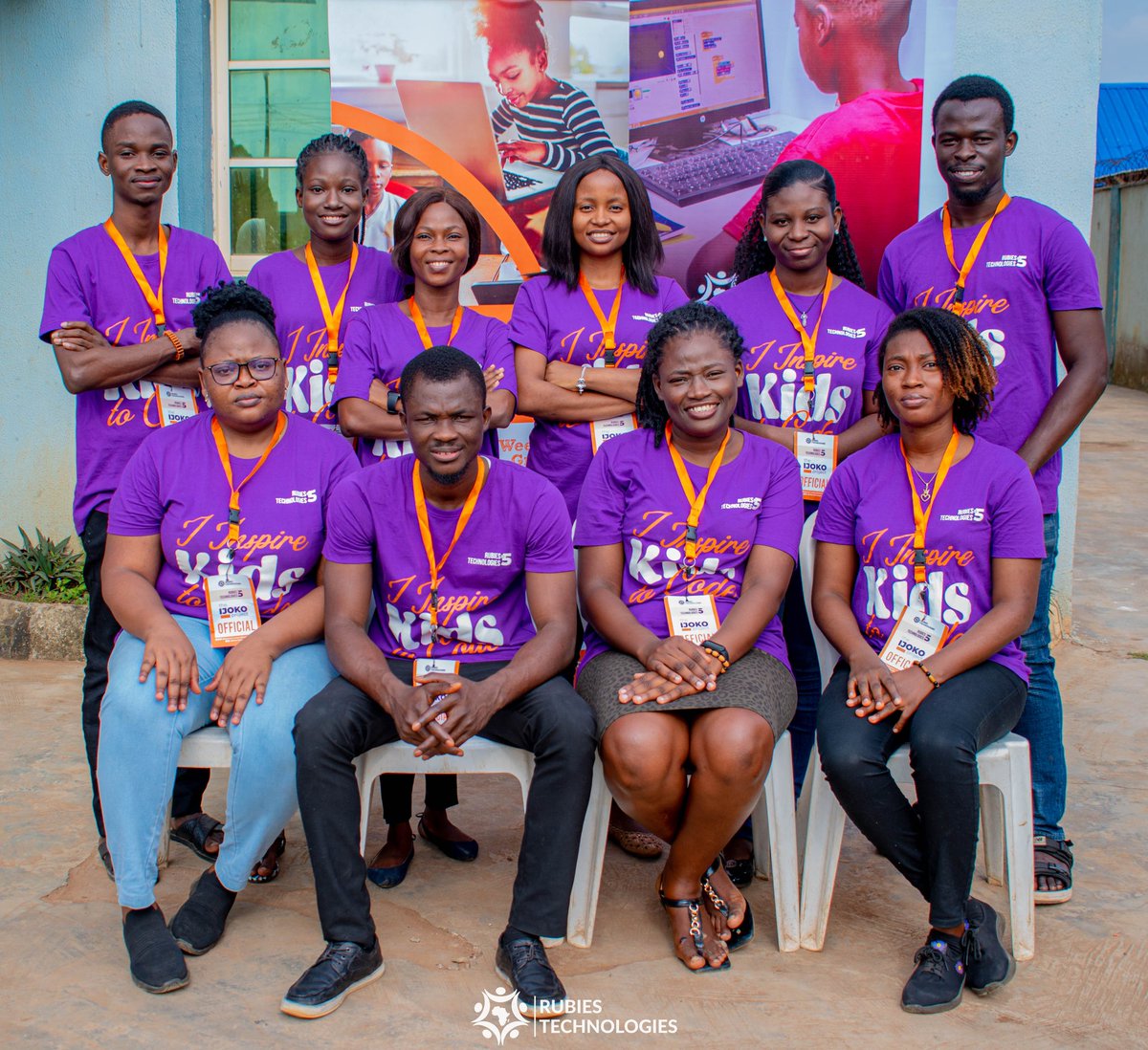 rubiestech's tweet photo. Believe us when we told you we painted the community of Ijoko purple  for a whole week from Aug. 15th-20th, 2022
The #IjokoProject will remain an iconic tech project for a very long time
We thank all our team members and volunteers for a job well done 
You're all awesome

#coding https://t.co/0m8D53Ggiq