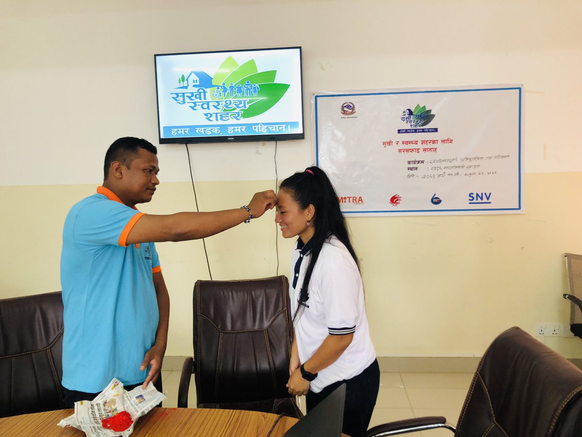 parmeshwarjhaa's tweet image. Started A week long campaign #Happy Healthy City #Khadak Saptari @SABALNEPAL #MitraSamaj @SnvNepal @krishnagc