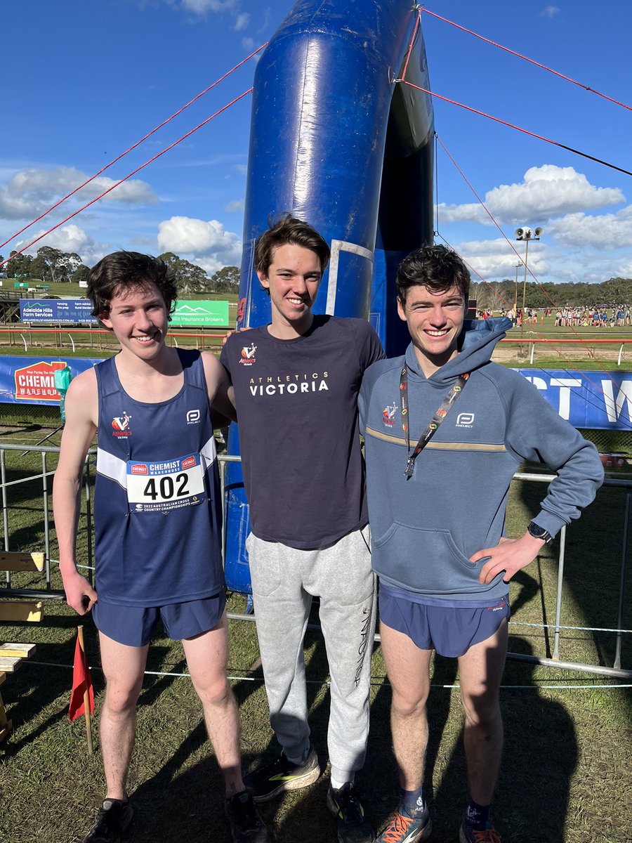 Super running at the Australian Cross Country Championships by our 3 Xavier College representatives. And a huge congratulations to Joshua A on being part of the silver medal winning Victorian team.