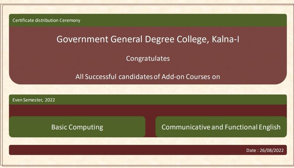 ggdckalna1's tweet image. #CertificateDistributionProgramme
#AddonCourse
#GGDCKalna1