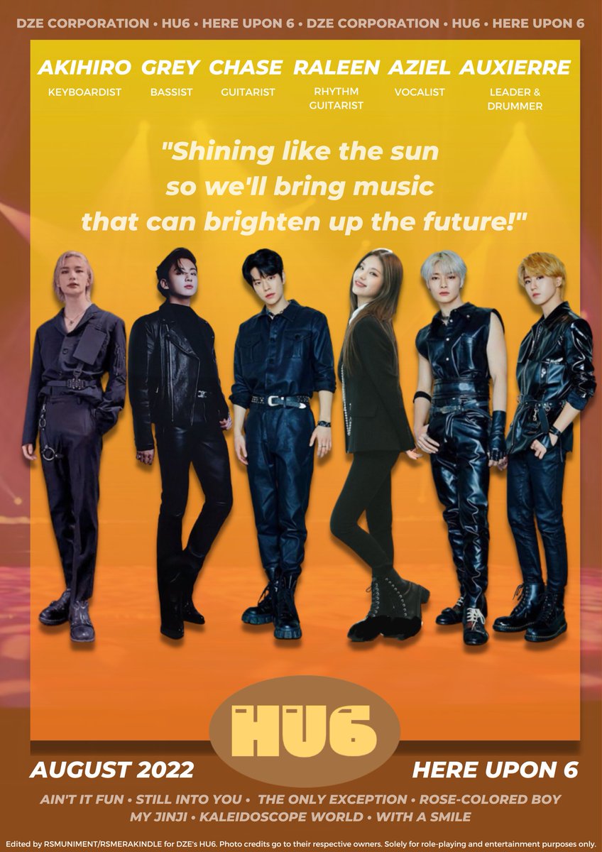 LUVSIRENITY's tweet image. ͏͏͏͏͏͏
͏͏͏͏͏͏

͏͏͏͏͏͏͏͏͏͏͏͏
⠀⠀⠀HU6'S   BAND   POSTER   .ᐟ

⠀⠀⠀“Shining like the sun so we'll
⠀⠀⠀bring music that brighten up 
⠀⠀⠀the future.”

͏͏͏͏͏͏⠀⠀⠀#HereUpon6     #FreeHu6s
͏͏͏͏͏͏͏͏͏͏͏͏⠀⠀⠀#HU6_DEBUT #DZESHOW 

͏͏͏͏͏͏
͏͏͏͏͏͏

͏͏͏͏͏͏͏͏͏͏͏͏