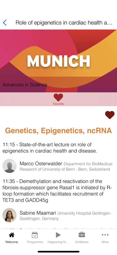 Carol Ann Remme (@carolremme) on Twitter photo Starting very soon at 11:15 in room Munich this #ESCBasicScience session on #epigenetics - don’t miss it!
#ESCCongress <a href="/escardio/">European Society of Cardiology</a> <a href="/JordiHeijman/">Jordi Heijman</a> <a href="/AnaMGmez4/">Ana M Gómez</a> <a href="/liberale_luca/">Luca Liberale</a> @stefzafeirop <a href="/CVR_TomaszGuzik/">CVR Tomasz Guzik</a> Starting very soon at 11:15 in room Munich this #ESCBasicScience session on #epigenetics - don’t miss it!
#ESCCongress <a href="/escardio/">European Society of Cardiology</a> <a href="/JordiHeijman/">Jordi Heijman</a> <a href="/AnaMGmez4/">Ana M Gómez</a> <a href="/liberale_luca/">Luca Liberale</a> @stefzafeirop <a href="/CVR_TomaszGuzik/">CVR Tomasz Guzik</a>