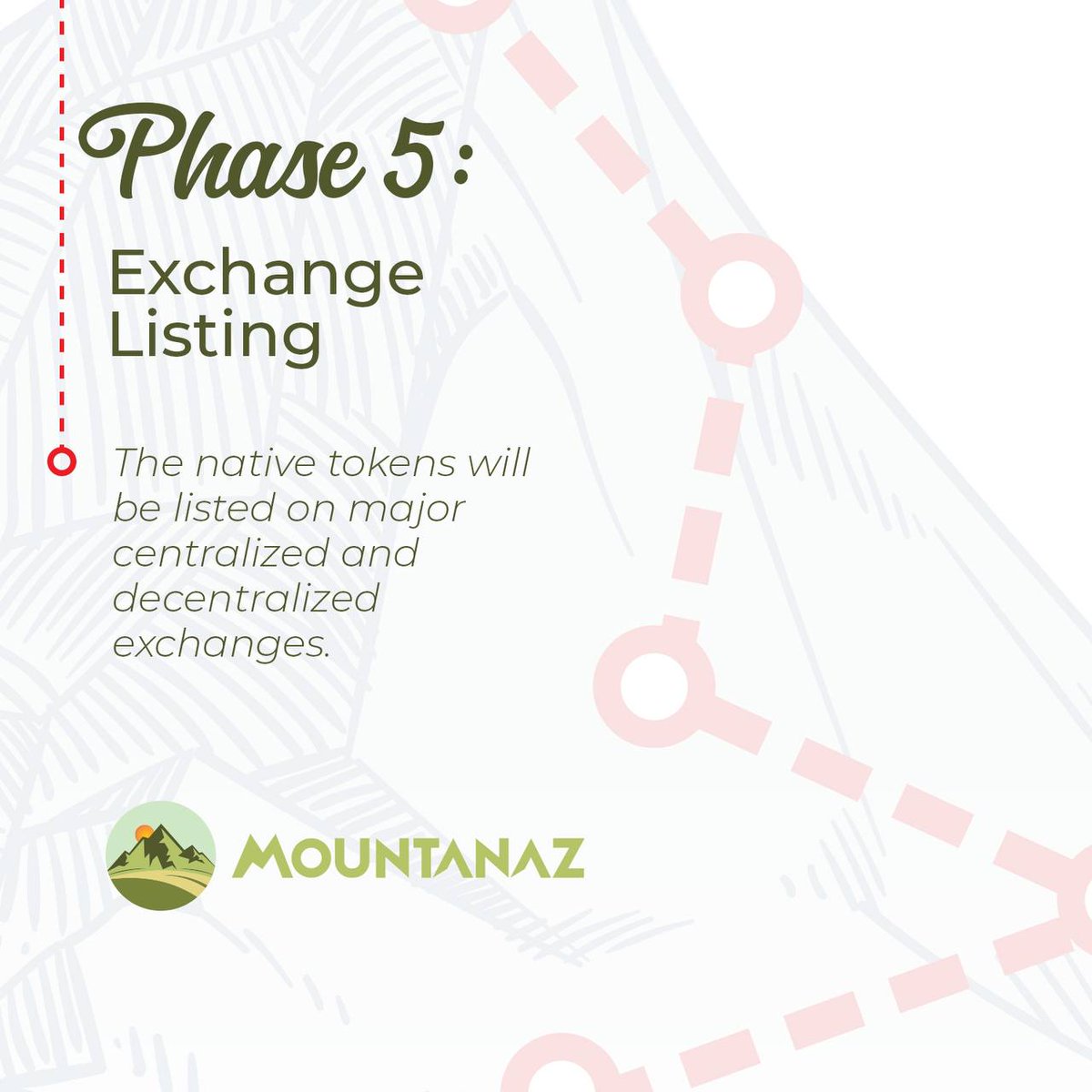 mountanaz's tweet photo. MOUNTANAZ PHASE 5
⛰ #Exchange Listing

The native #tokens will be #listed on major #centralized and #decentralized exchanges.

🧗‍♀️ Join now: https://t.co/gqURg2Tdf5 https://t.co/ahAv1OOn3R