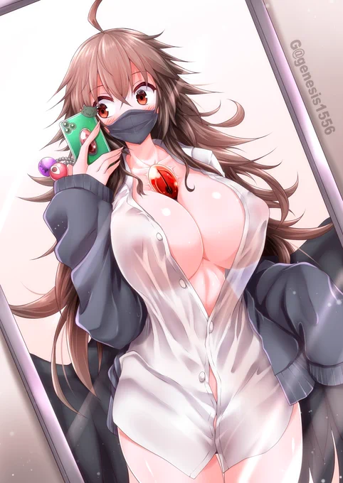 #自分の好きなキャラ一人の画像を四枚貼る東方のお空ちゃん。東方にハマった時からの推しの一人です 