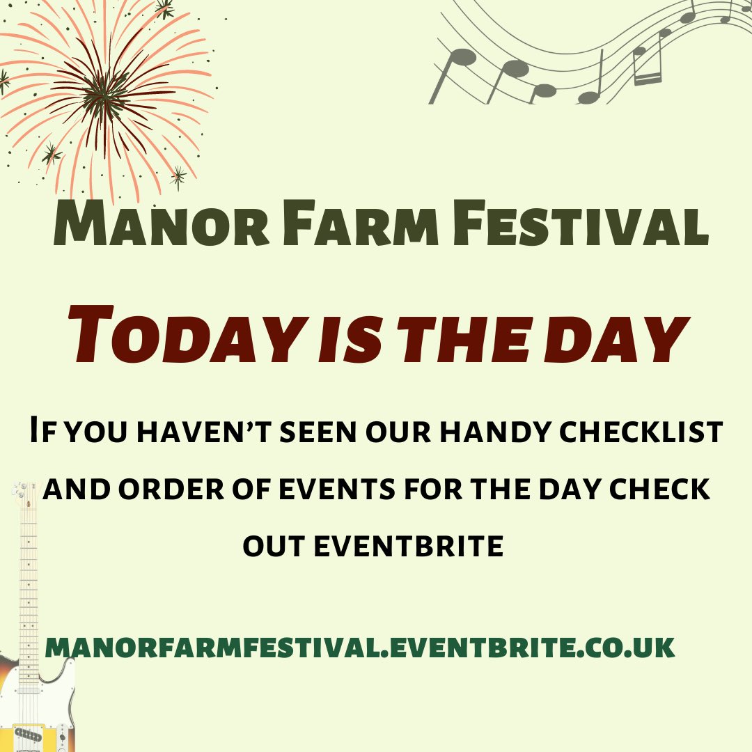 We look forward to seeing you all today! 🎊🎉 #manorfarmfest