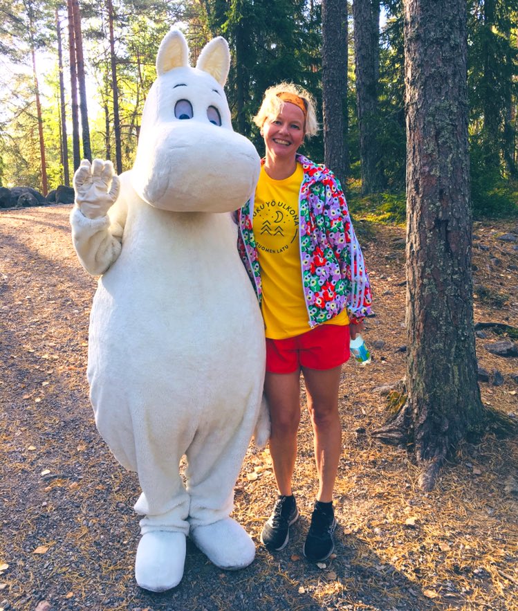 kaisupaulanto's tweet photo. Meikäläisellä on tänään ihan paras homma! 😊 #nukuyöulkona #kiljava #muumi https://t.co/zkJzD6TUwF