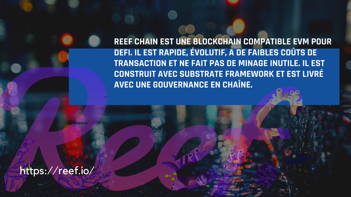 AbdelAngus's tweet image. Rapide efficace extensible fiable 
#reef #buildthereef #Cryptoart  #Cryptos #Blockchain