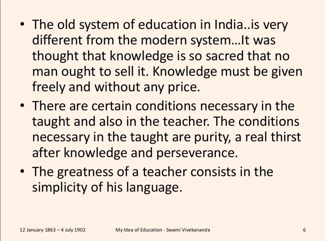 Purusavyaghra_'s tweet photo. @DrRupani @TaraRao0112 Modern Western influenced education system is reductionist &amp; narrow. However well presented it may be, it almost always ends up boosting mere ego of a person because there's no essence of  Wisdom from 1) Spirituality or 2) Worldly in it. https://t.co/eehLvAZmEy https://t.co/qd51Tb1lvO