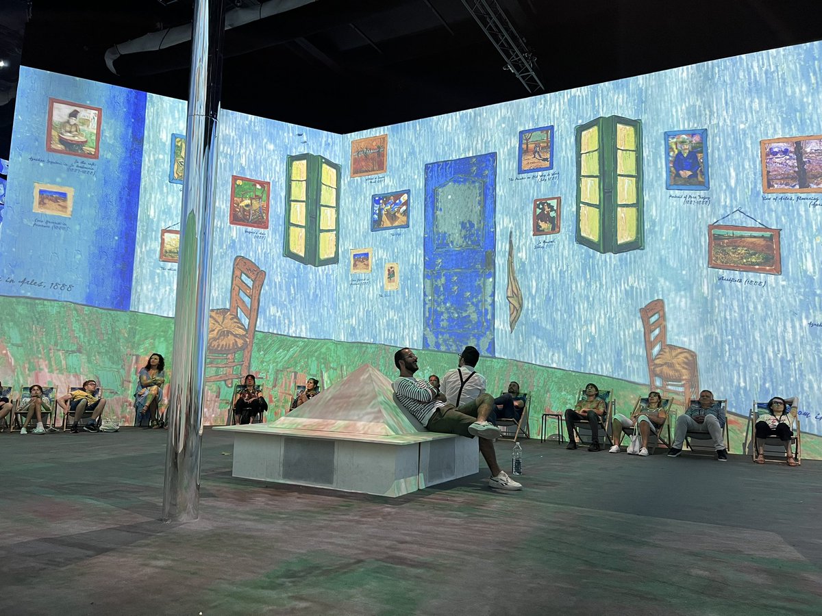 ‘je rêve ma peinture et je peins mon rêve ´ Exposition #vangogh immersive ! Bluffant et hypnotisant ! #toulouse #lebazacle