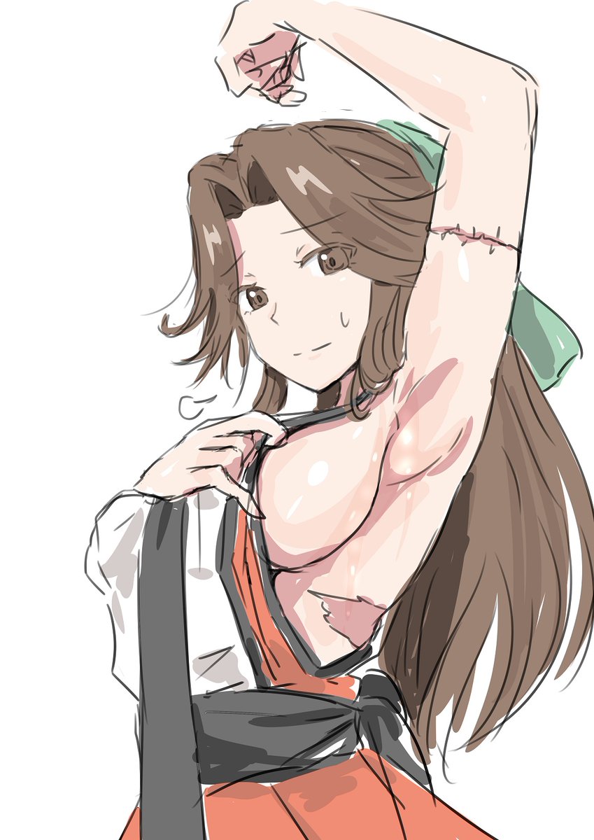 神通「夏は蒸れます、、、、」 