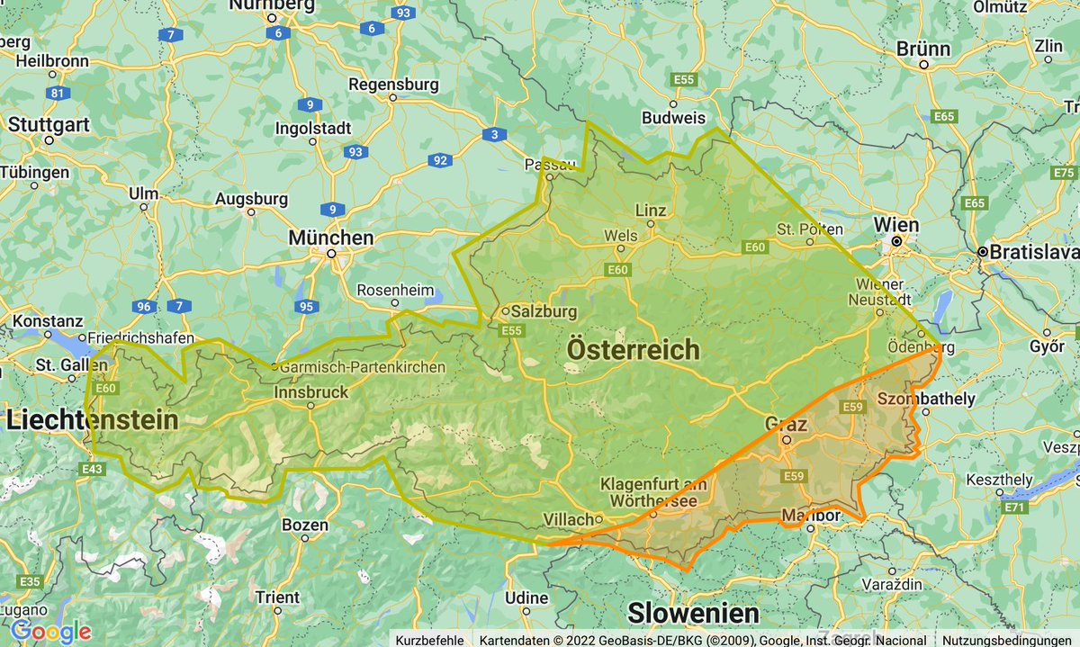 Schauer und Gewitter im gesamten Land, kräftigere Zellen im Südosten