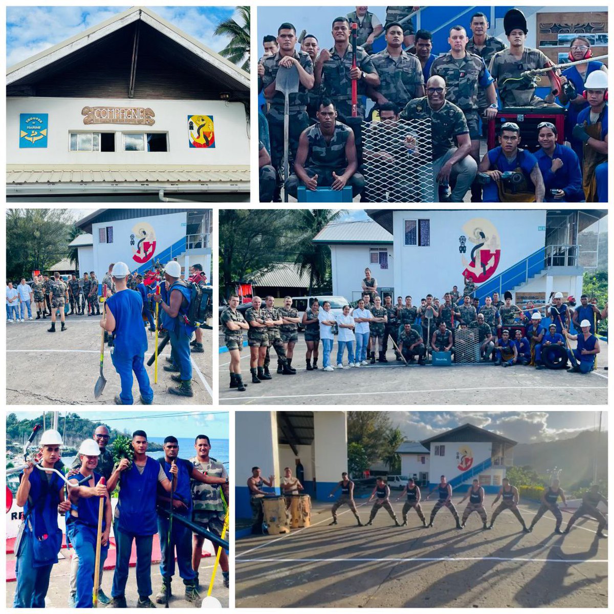 #EngagementHorsNorme
Sur l’archipel le plus éloigné de tout continent, bonheur et honneur d’être reçu au sein de la 1ère cie de formation pro du RSMA de Polynésie 🇵🇫.
Impressionné par la force du haka offert, la générosité des jeunes et l'authenticité du commandement d’Hiva-Oa