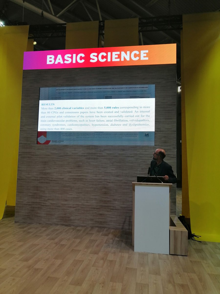 Msnurse19's tweet photo. CDSS aiding in the management of CV disease by the hand of @carlospenagil. At station 10.
Come learn about #Dilemmasolutions https://t.co/Qt4eIkzrF6
