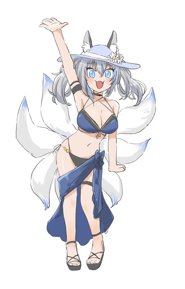 「わらべさんといろはさんは一応全身ちゃんと描いてたのでスッと出す( ˘ω˘)っ 」|紺堂のイラスト