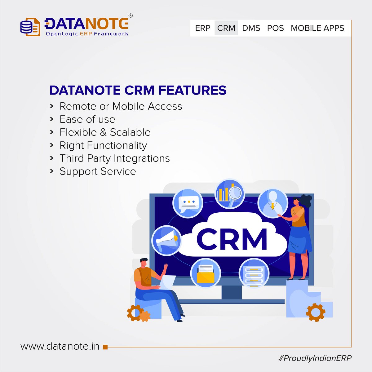 datanoteerp's tweet photo. ๐๐๐ญ๐๐ง๐จ๐ญ๐ ๐๐๐ ๐
๐๐๐ญ๐ฎ๐ซ๐๐ฌ!
#DataNote
.
#ERP | #CRM | #POS
For More Visit Us: https://t.co/EB3GSeqdIi
.
#SafalInfosoft #pointofsale #DataManagement #AutomateData #ERPforfactoryowners #ERPforFoodIndustry #OpenlogicErp #CloudBasedCRM #ERPFramework https://t.co/CqwcZXUZm3