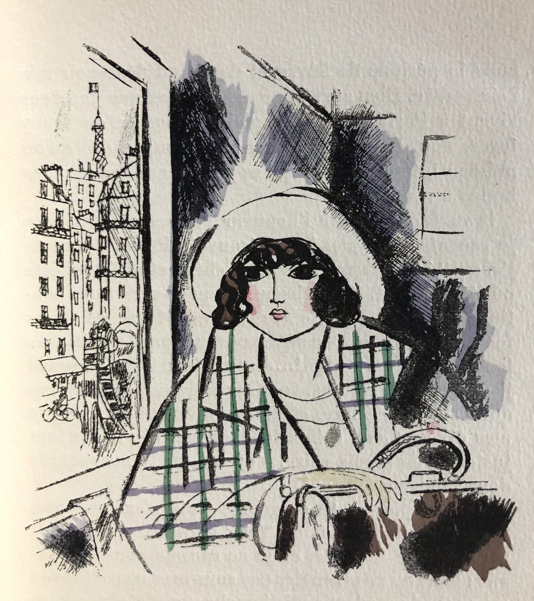 Chas Laborde, 1925 - pour « Claudine à Paris » de Colette 