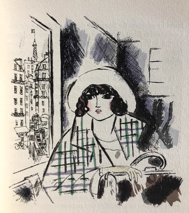 Chas Laborde, 1925 - pour « Claudine à Paris » de Colette 