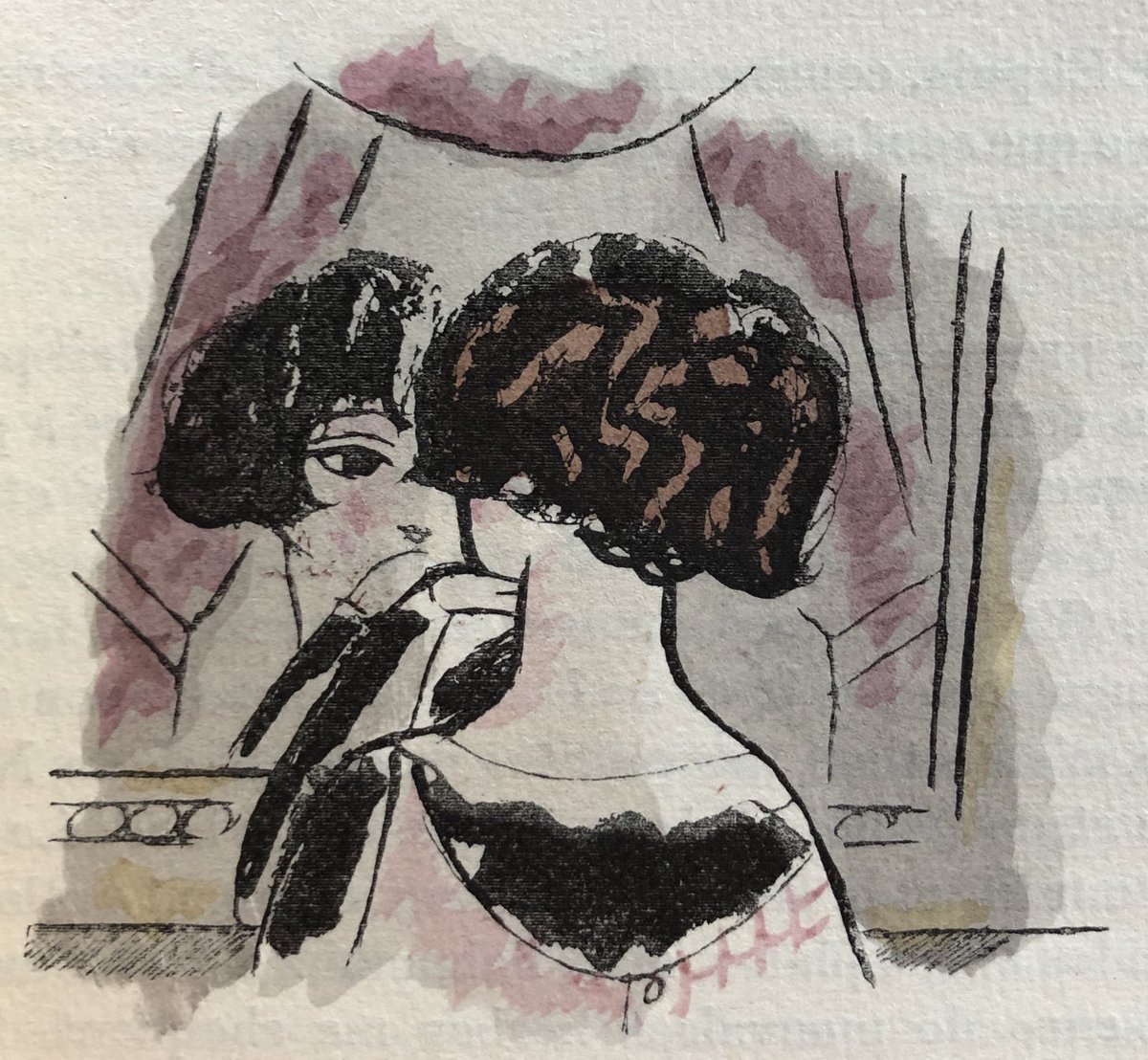 Chas Laborde, 1925 - pour « Claudine à Paris » de Colette 