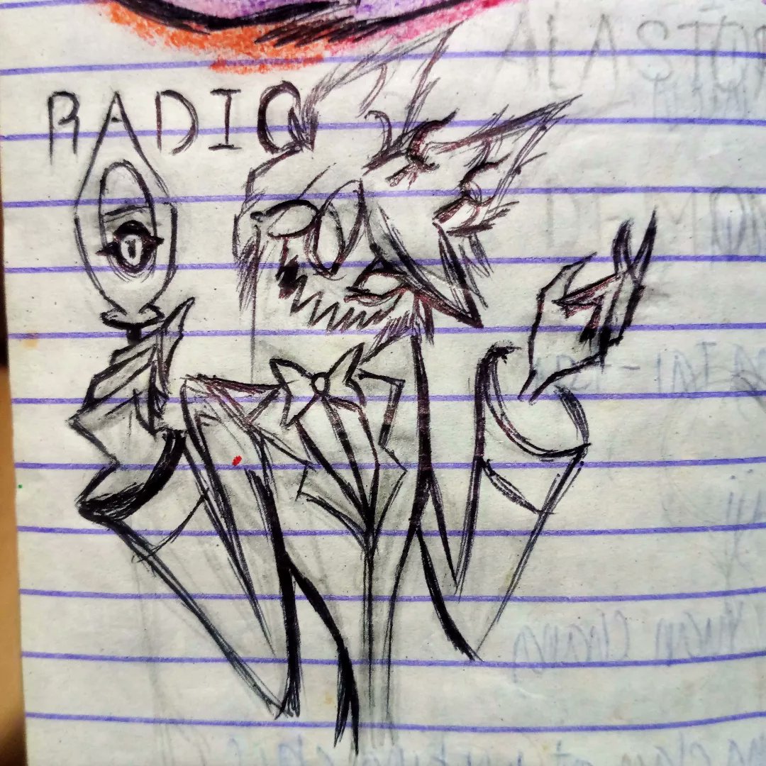 chainendark's tweet photo. Early Stages #Doodling #Alastor https://t.co/lG4nTz3gr9