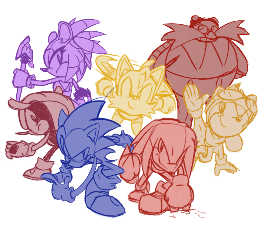SonicExpeditive's tweet photo. ✏️Rough sketch of all the main characters
Be on the lookout for a new post, we hope you'll enjoy it.
#SonicExpeditive #fangame #SonicTheHedeghog https://t.co/NZnWtJDXlv