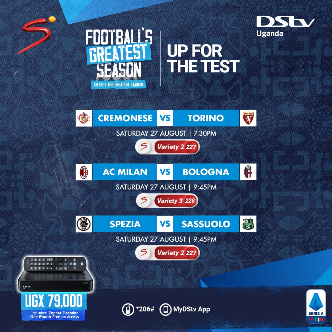 DStv Uganda on Twitter "Reconnect to DStv for the live coverage of 