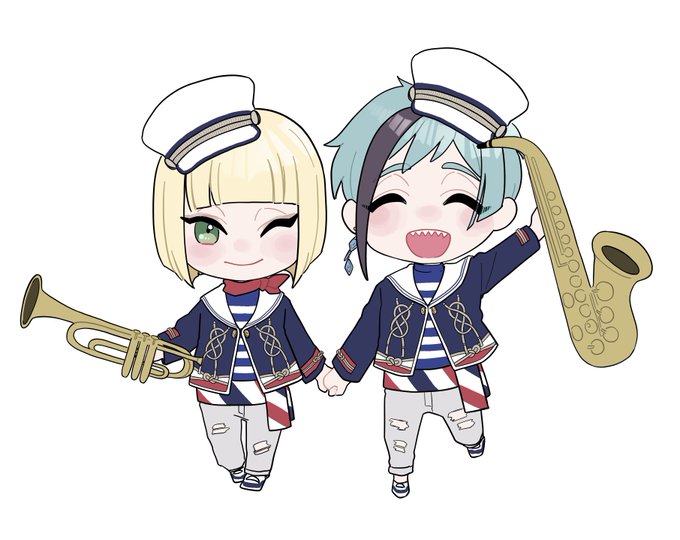 ポトヘスのルクフロがヤバすぎてイベント前に大お絵かきしちゃった…シール作りたい… 