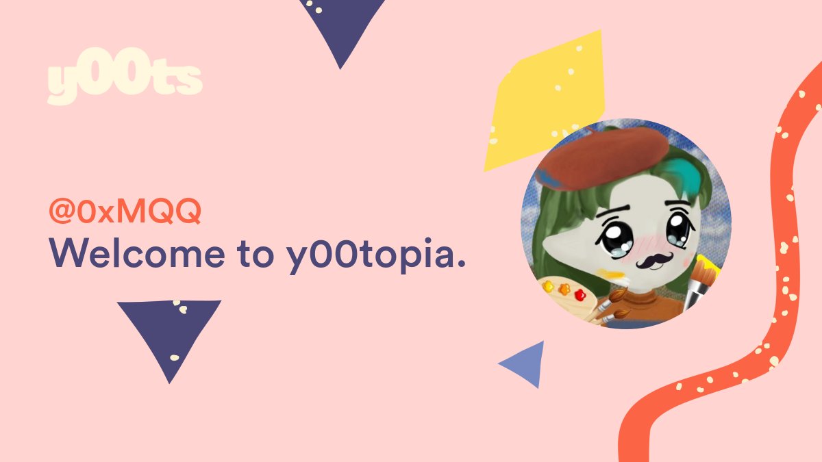 Welcome <a href="/0xMQQ/">0xMQQ°</a>.

Your application for <a href="/y00tsNFT/">y00ts</a> has been accepted.
