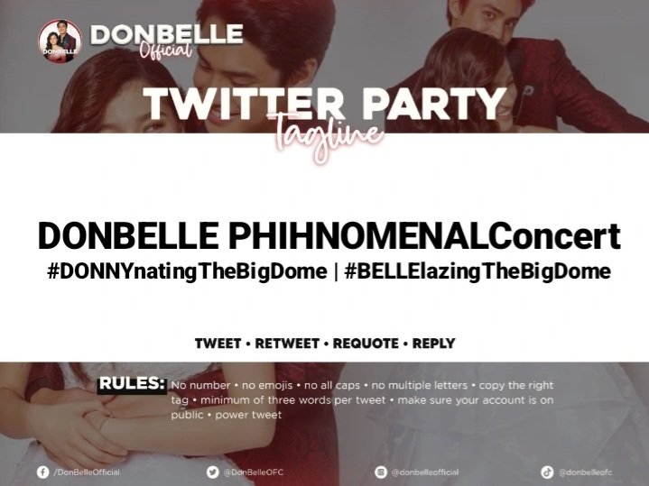 DonBelleOFC's tweet photo. Let's have a blast with the New Gen Phenomenal Loveteam in Araneta! Join in our Twitter Party now!

DONBELLE PHIHNOMENALConcert

#DonBelle
#DONNYnatingTheBigDome
#BELLElazingTheBigDome https://t.co/ZBOr40m3Ov