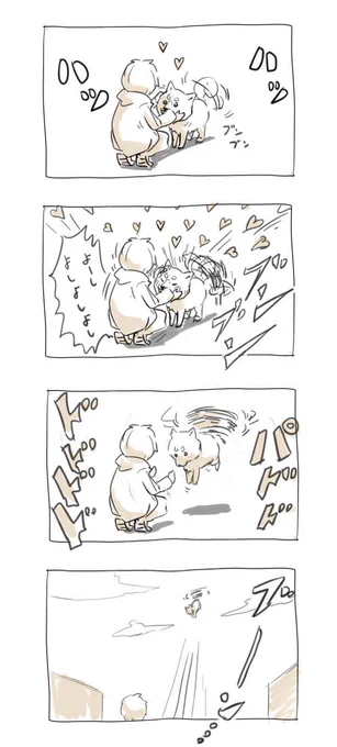 いぬコプター

#4コマ漫画
#漫画が読めるハッシュタグ 