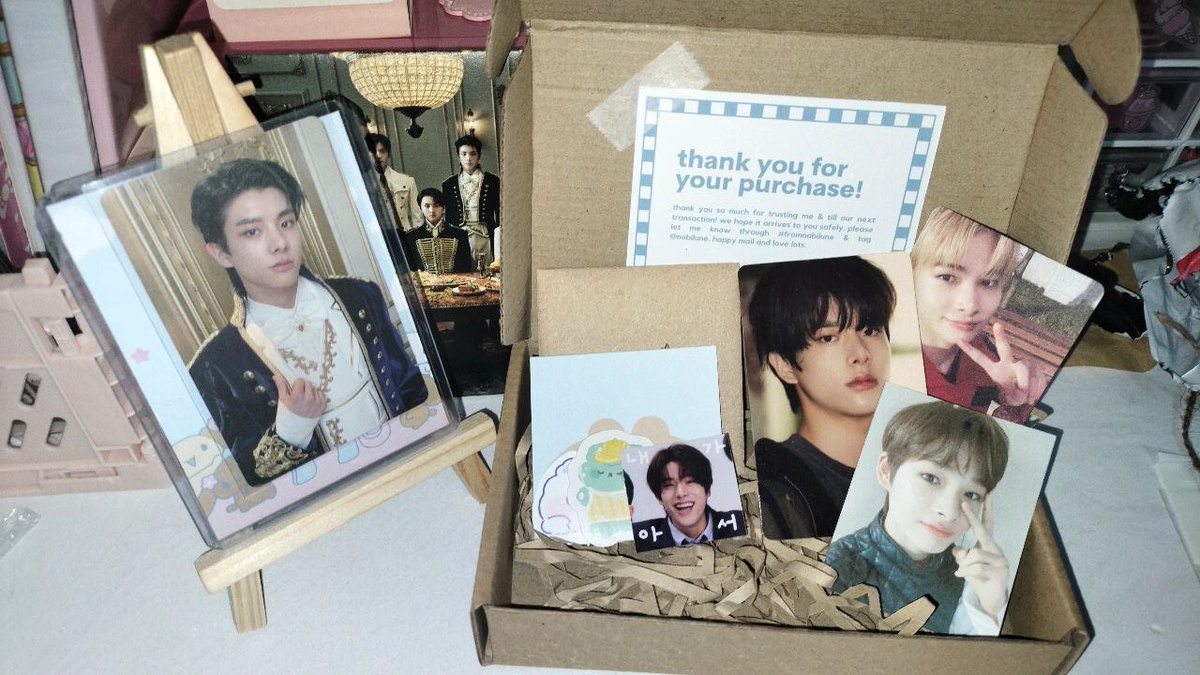 1128carts's tweet photo. Happy mail 💌 ! | #nshimurabuys ! ♡
Thank you so much @nabilune !
Jake come home safely! My sister was so happy that Jake came home and also thank you for the freebies! Thank you for smooth transaction!♡
-#fromnabilune
Actual buyer: @Afkskss https://t.co/Vo0aCeMxqm