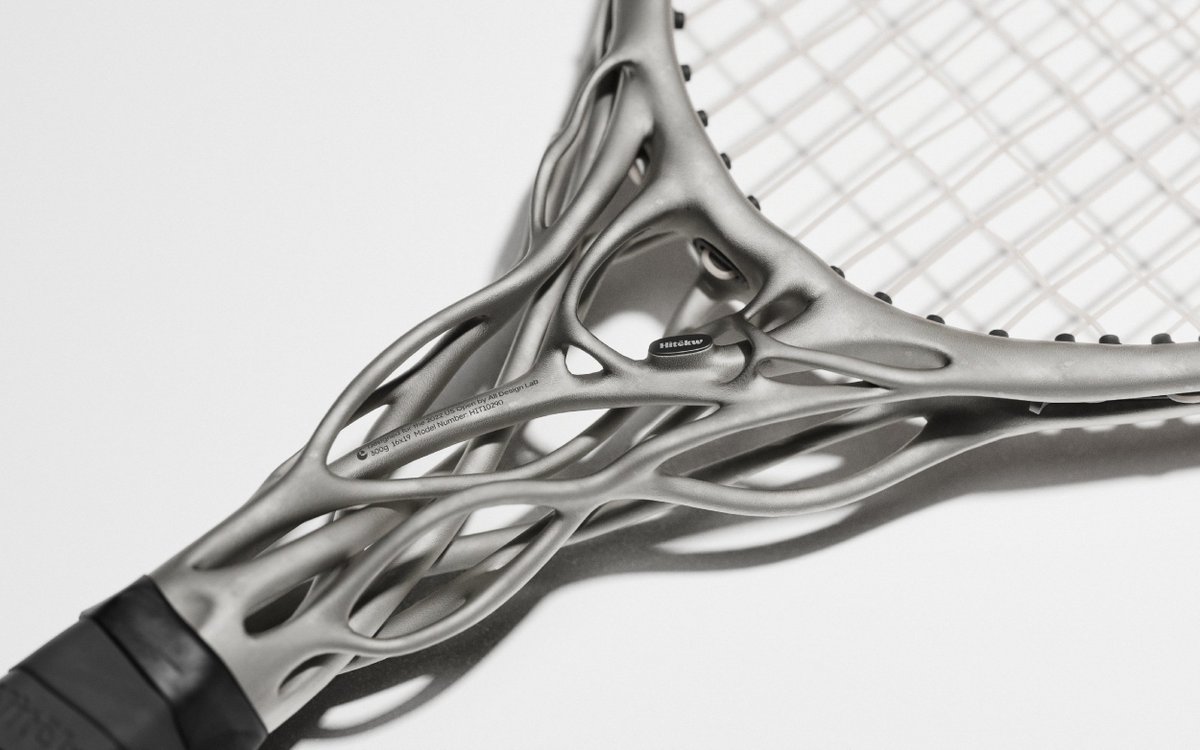 Hash_inc_'s tweet photo. Incredible Generative design used IRL by All Design Lab

"Hìtëkw is our take on a tennis racket's classic design with a vision of lighter and stronger equipment developed to improve performance and disrupt tradition" 

https://t.co/FbPQX0LyWI https://t.co/RvrUgbzKGF