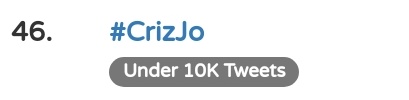 CrizJoOFC's tweet photo. Ang yes our official tag and default tagline are trending

CRIZJO AtAraneta https://t.co/iLVyyzXWSg